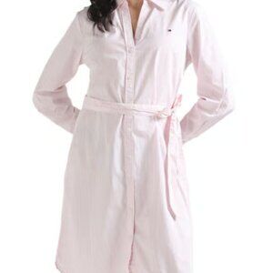 Tommy Hilfiger Pink Striped Shirt Dress